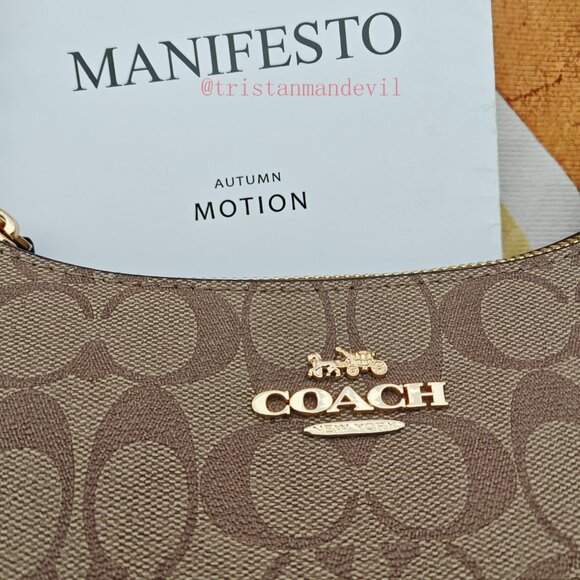 Coach Teri Shoulder Bag In Signature Canvas brown - Picture 2 of 13